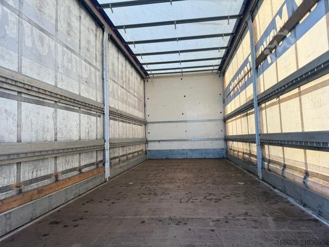 Nyitott pótkocsi ponyvával  Wiese 2-Achs Tandem Planen Anhänger