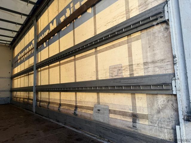 Nyitott pótkocsi ponyvával  Wiese 2-Achs Tandem Planen Anhänger