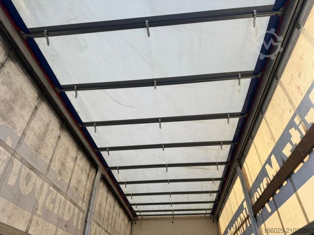 Nyitott pótkocsi ponyvával  Wiese 2-Achs Tandem Planen Anhänger