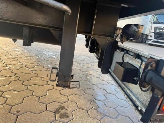 Nyitott pótkocsi ponyvával  Wiese 2-Achs Tandem Planen Anhänger