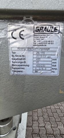 Geringssåg och kap- och gersåg Graule ZS 170