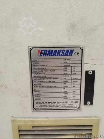 Laser cutter Ermak LM 4040