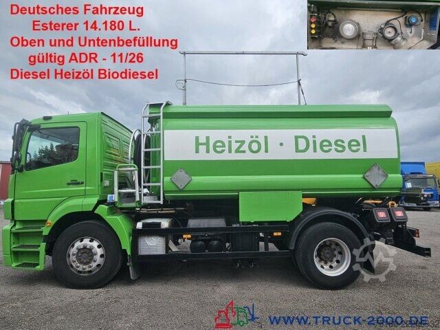 Tankwagen Mercedes-Benz 1828 Esterer 14180L Diesel/Heizöl Oben/Unten ADR