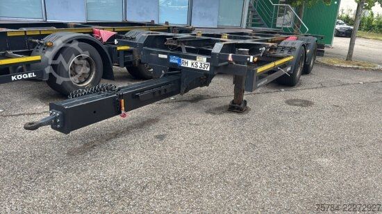 Remolque con chasis intercambiable KöGEL ZW 18-19.5 TANDEM-WECHESLANHäNGER 385/55R22,5  MIETKAUF MGL.