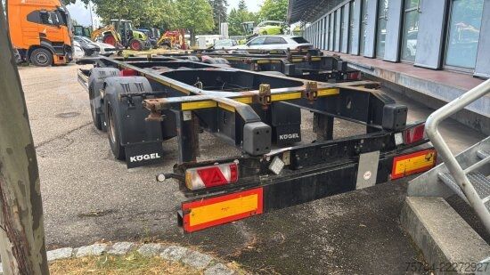 Remolque con chasis intercambiable KöGEL ZW 18-19.5 TANDEM-WECHESLANHäNGER 385/55R22,5  MIETKAUF MGL.