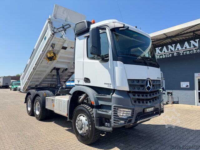 Üç taraflı damperli kamyon MERCEDES-BENZ 3343 Arocs 4 Allrad 6x6 MEILLER  Only 34.000 Km