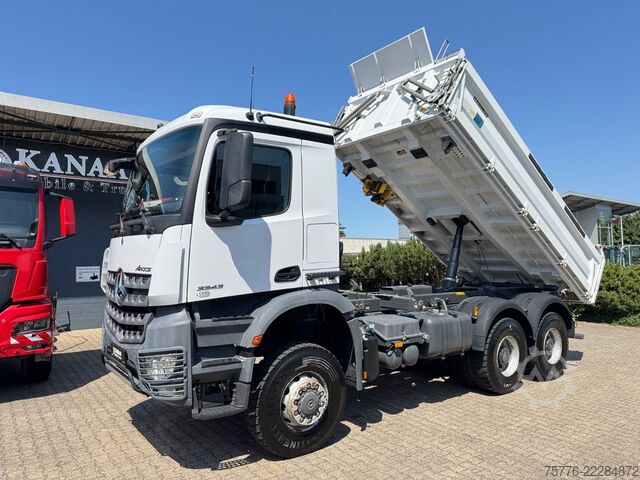 Üç taraflı damperli kamyon MERCEDES-BENZ 3343 Arocs 4 Allrad 6x6 MEILLER  Only 34.000 Km