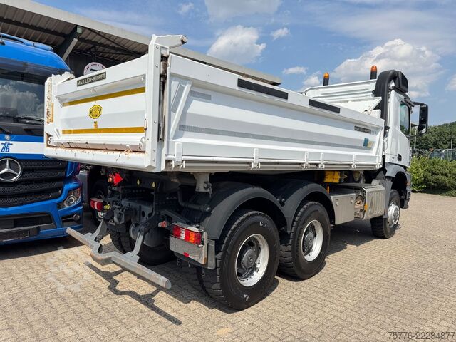 Üç taraflı damperli kamyon MERCEDES-BENZ 3343 Arocs 4 Allrad 6x6 MEILLER  Only 39.000 Km