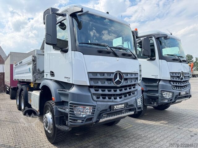 Trójstronna wywrotka MERCEDES-BENZ 3343 Arocs 4 Allrad 6x6 MEILLER  Only 39.000 Km