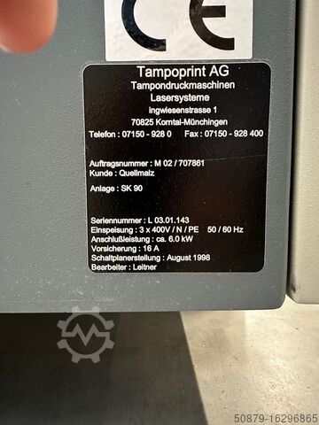 Tampondrukmachine alfalas Tampoprint Workstation SK90