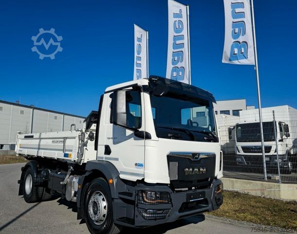 Üç taraflı damperli kamyon MAN TGM 18.320 / 4x2 / Meiller / Kipper /Klima/Neu
