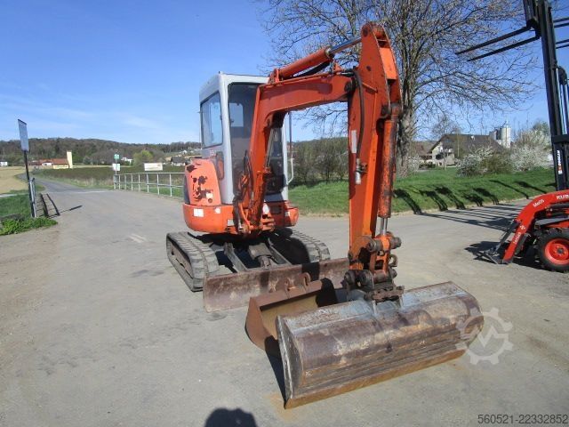 Minikoparka Hitachi EX36UE - Schnellwechsler + 3 Löffel