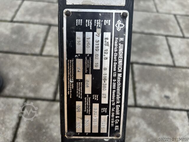 Sztaplarki paletowe Jungheinrich EJC 12,5