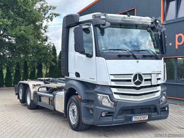 Φορτηγό γερανός roll-off MERCEDES-BENZ Actros 2745 6x2 Abrollkipper Meiller RS2170