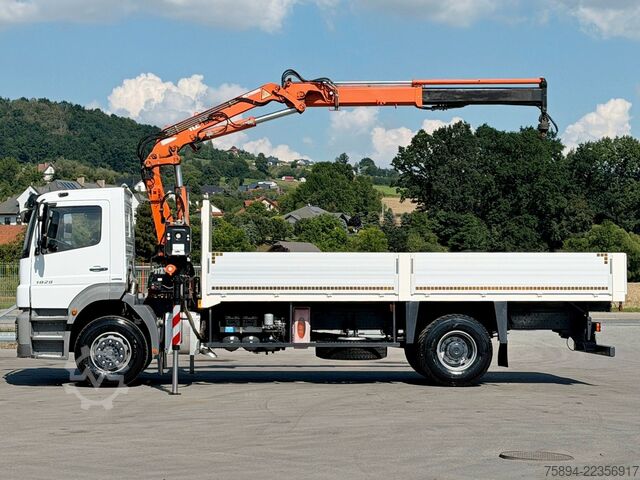 Grue montée sur camion MERCEDES-BENZ AXOR 1829 * Pritsche 6,20 m + ATLAS 135.2 * TOP!