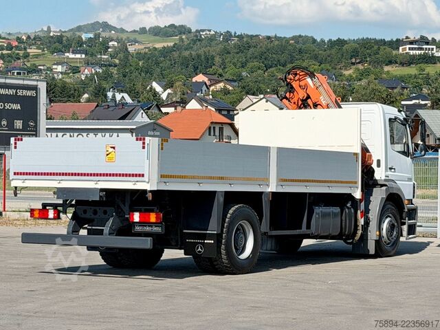 Grue montée sur camion MERCEDES-BENZ AXOR 1829 * Pritsche 6,20 m + ATLAS 135.2 * TOP!