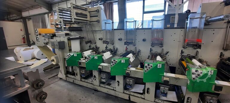 Máquina de impresión flexográfica de etiquetas Gidue I Combat