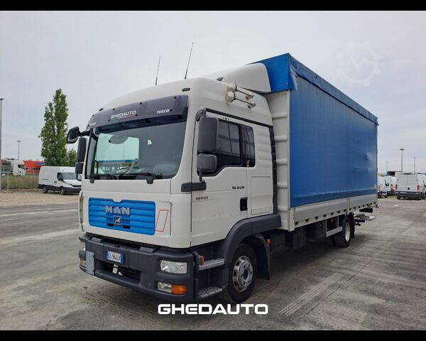 Speciale doeleinden vrachtwagen MAN MAN - CASSONE CON SPONDA CARICATRICE