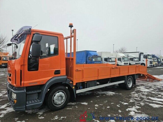 Car carrier truck Iveco 120E18 Maschinen/ Baumaschinen Transport Winde