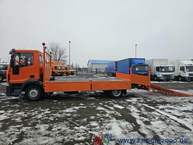 Car carrier truck Iveco 120E18 Maschinen/ Baumaschinen Transport Winde