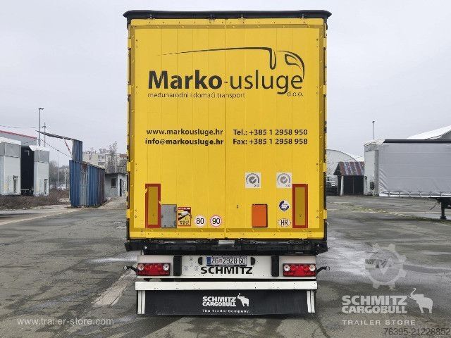 Open semitrailer with tarp Schmitz Cargobull Semitrailer Curtainsider Standard
