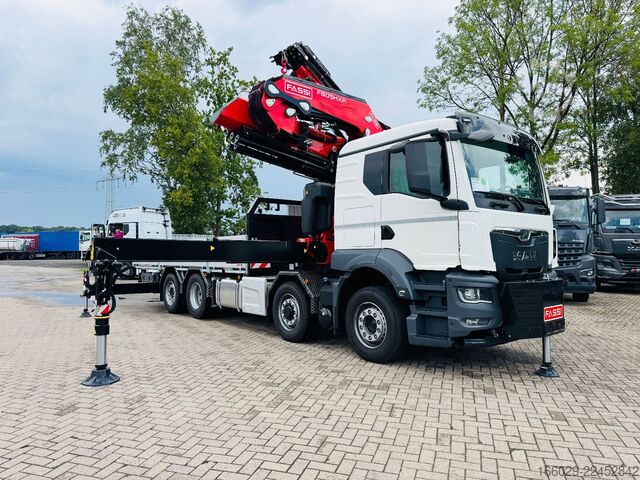 Autocarro con cassone fisso MAN MAN TGS 35.520 mit F805R.2.7 L436 TECHNO NEU