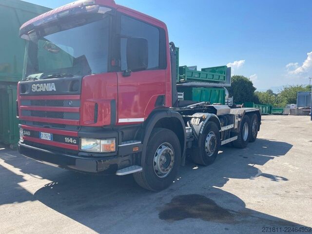 Kroghejselastbil SCANIA SCANIA CV P114 GB SCARRABILE USATO 8X2