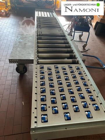 Roller conveyor, work table with drive AMI Fördertechnik Rollenbahn/Arbeitstisch