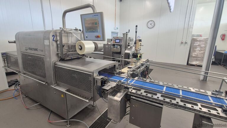 Tepsi paketleme/kapatma makinesi Multivac T-700