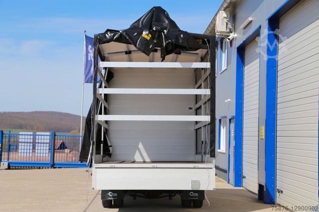 Transporter mit Pritsche & Plane FORD Transit Schiebeplane 420x220x220 cm