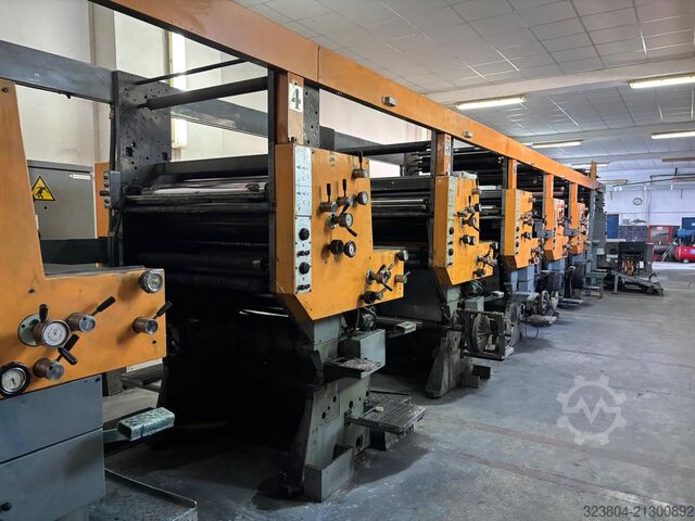 Zeitungsdruckmaschine im Coldset-Offsetdruck Solna D25
