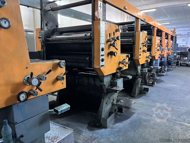 Zeitungsdruckmaschine im Coldset-Offsetdruck Solna D25