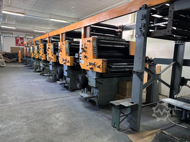 Zeitungsdruckmaschine im Coldset-Offsetdruck Solna D25
