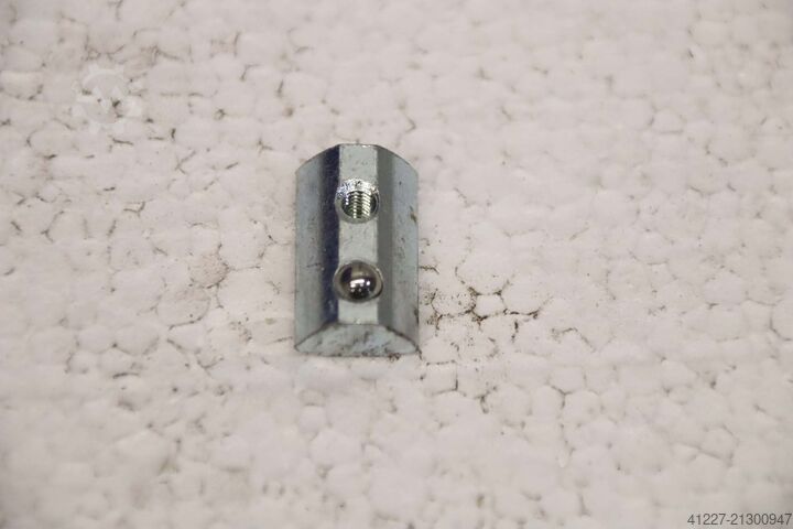 Kanallı somun M5, 9690 adet unbekannt Nutbreite 8mm mit Federkugel