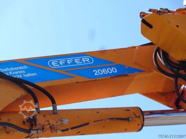 Camion cu macara MAN TGA 18.430 Effer 20600 24m + FLYJIB + winch + l...