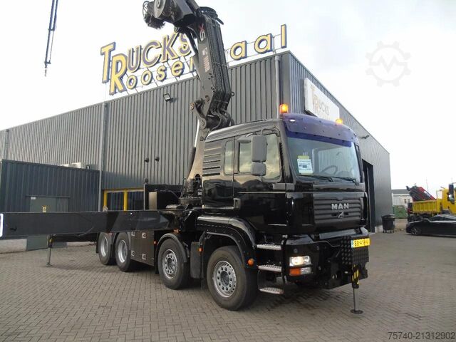 Tung belastning MAN TGA 41.430 + HIAB 800 6x + 5x JIB WINCH + 8X4 +...