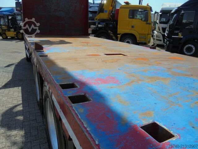 Platform trailer Scania R730 V8 + Euro 5 + Loglift 115Z + 6X4