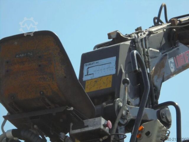 Platform trailer Scania R730 V8 + Euro 5 + Loglift 115Z + 6X4