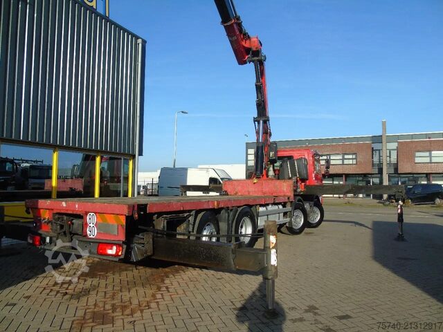 Kamion sa kranom DAF CF 85.510 + FASSI 80TON 6x + 8X2 + EURO 5 + REMOTE