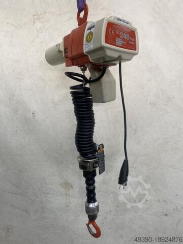 E-Kettenzug, Elektrokettenzug, Elektro Hubwerk, Kran, Manulift 240 kg, Hubwerk, Elektrohubwerk, Elek KITO WLL 240 Manulift