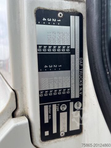 Chassis met cabine DAF FAG CF75.250 EEV Euro 5 / 6x2 / 158 DKM / Chass...