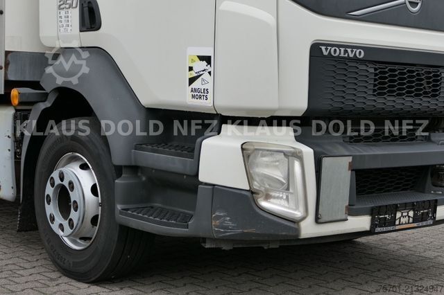 Vrachtwagen met bakwagen VOLVO FL 250 Koffer Rolltor LBW Euro 6