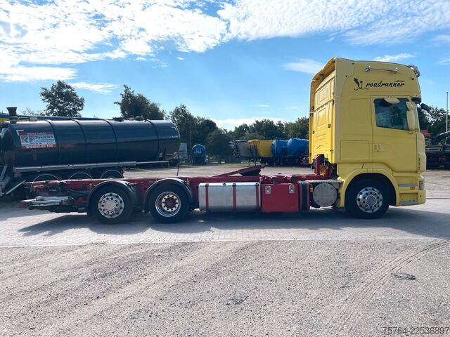 Wissellaadbak vrachtwagen SCANIA R420 / BDF bis 7,45m / 20 Fuß / LBW / Gelenkt