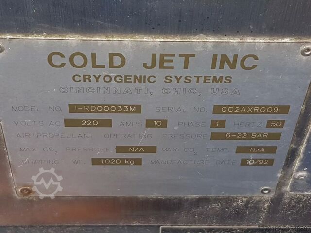 Oprema za čišćenje suvim ledom Cold Jet RDS 1000 A