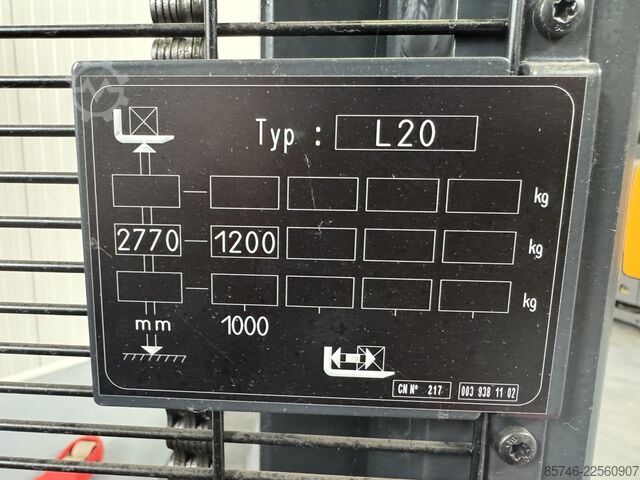 L 20 as  ( 1173 ) NEW / Unused !! LINDE L 20 as  ( 1173 ) NEW / Unused !!