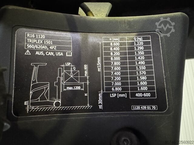 R 16 -  * Triplex FFL !! COLDSTORE !! LINDE R 16 -  * Triplex FFL !! COLDSTORE !!