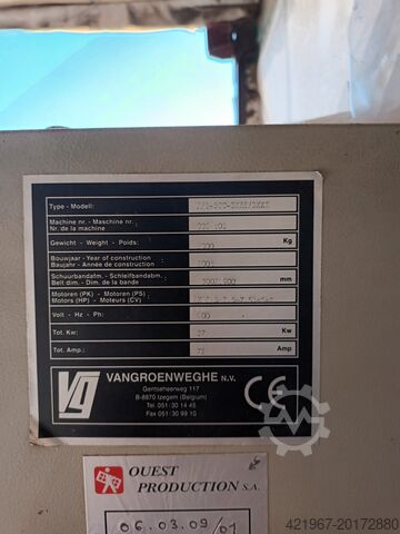 Breedbandschuurmachine VG FANTASTIC 300 F/G 300 3KKS/3KKS