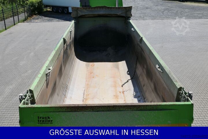 Tippsemitrailer SCHMITZ CARGOBULL Stahlmulde 25m³ el.Verdeck Thermo 2xLift ¤459.-m