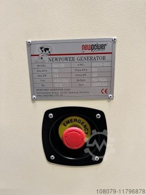 Nödgenerator NWC55 med ljudisolering Newpower Generator NWC55 Notstromaggregat mit Schallschutz