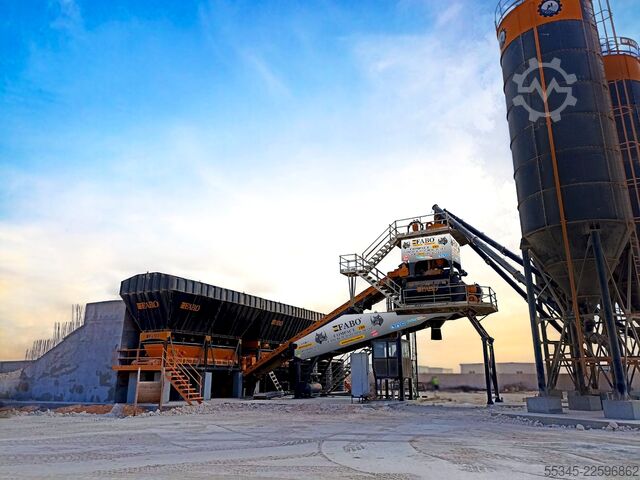 Betonmischanlage / Betonwerk FABO Concrete Batching Plant 180 m3 Compact Concrete Batching Plant